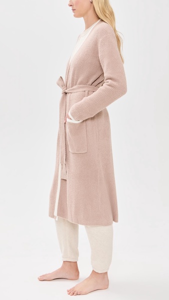 CCL Contrast Ribbed Robe