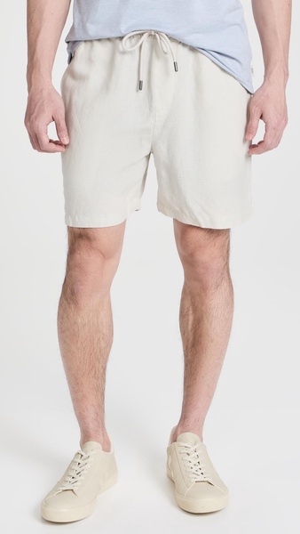 Air Linen Pull-On Shorts 6"