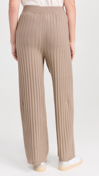 Simeon Wide Rib Knit Trousers