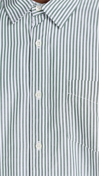 Mill Shirt In Bi Stripe