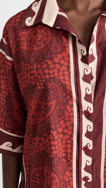 Red Paisley Situation Shirt