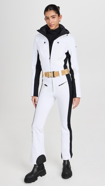 Parry Ski Jumpsuit Faux Border