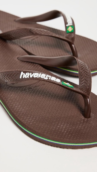 Brazil Logo Flip Flops