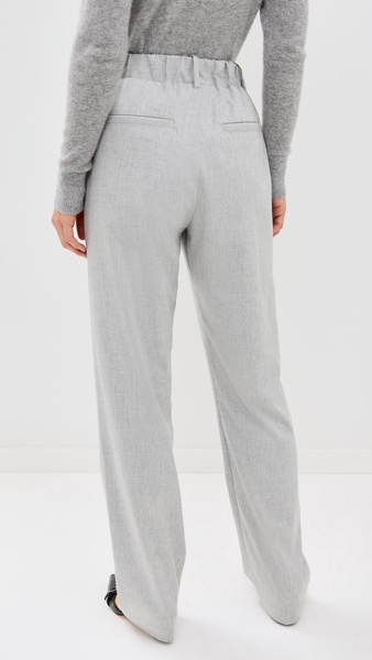 Wool Suiting Pull On Trousers