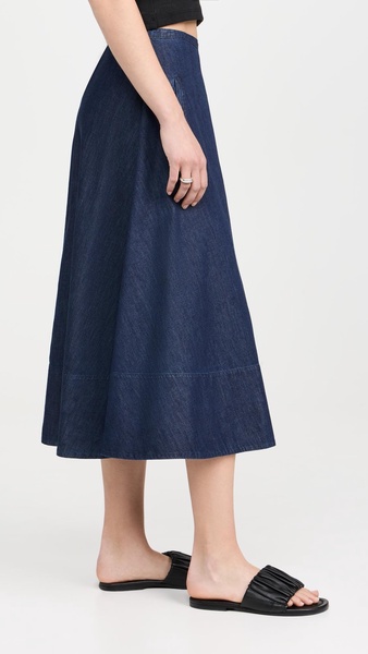 Summer Denim Circle Skirt