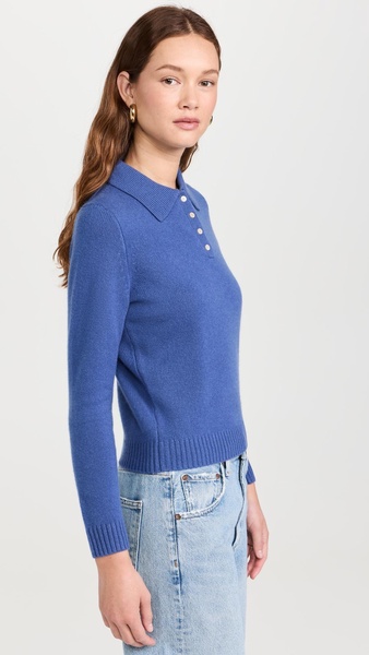 Cashmere Alice Polo Sweater