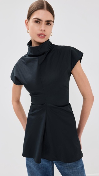 Funnel Neck Torqued Top