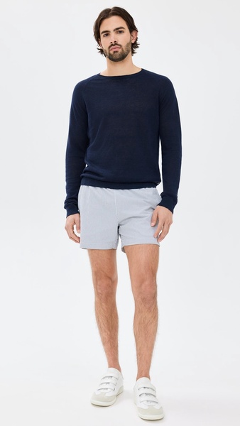 Terry Linen Crewneck Sweatshirt