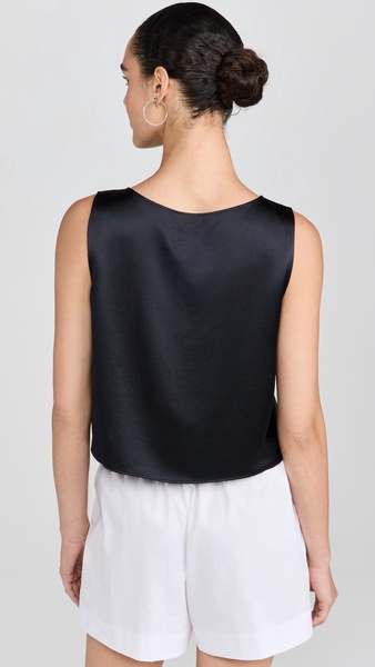 Barb Crop Sleeveless Crew