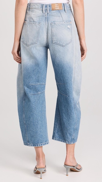 Good Luck Mid-Rise Barrel Jeans