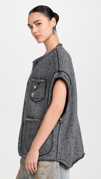 Sleeveless Chore Jacket