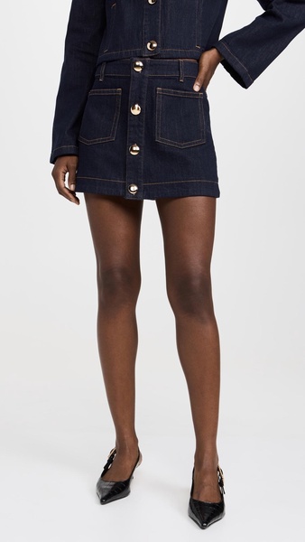 Lorenzo Denim Mini Skirt