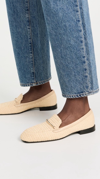 Raffia Loafers