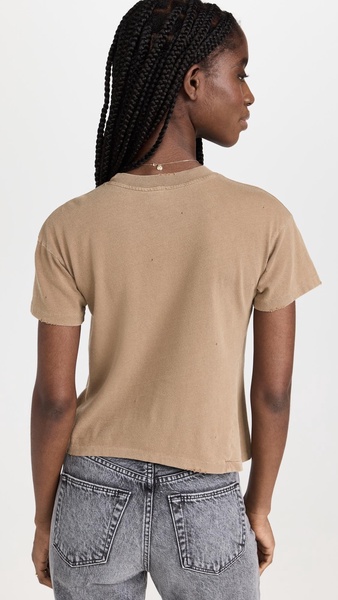 Crop Solid Tee