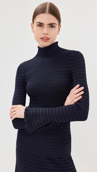 Phyllis Turtleneck in Geo Knits