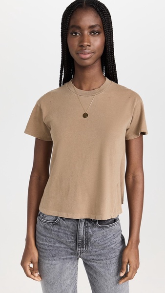 Crop Solid Tee