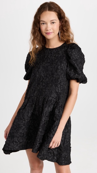 Puff Sleeve Drop Waist Dress