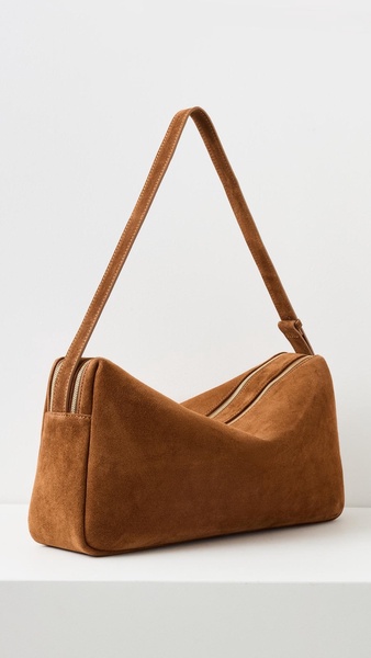 Trousse Large Suede Shoulder Bag