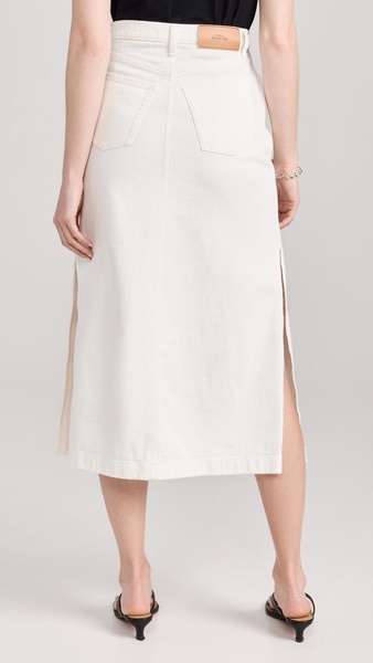 Midi Denim Skirt