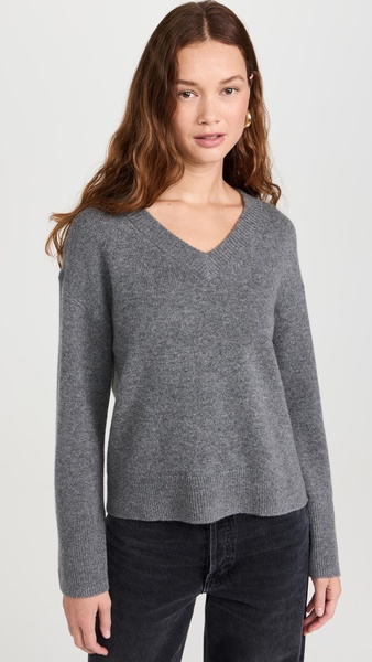 Standard V Neck Sweater in Cashmere