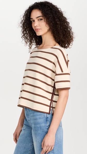 Short Sleeve Breton Tee