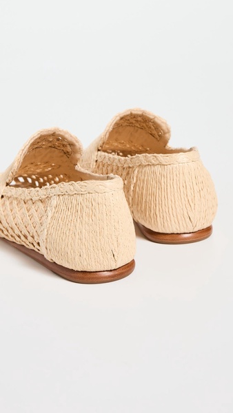 Davis Raffia Flats