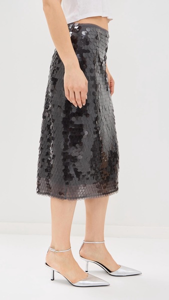 All That Glitters Midi Skirt