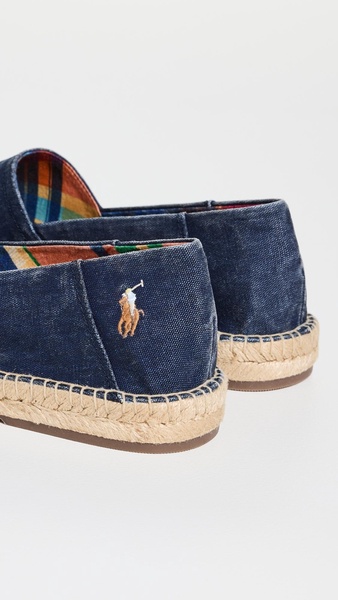 Cevio Slip Washed Canvas Espadrilles