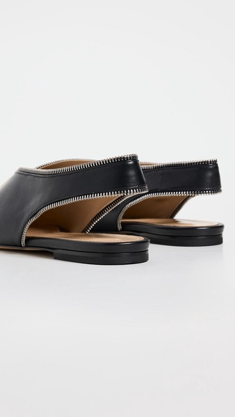 Zippy Flat Slingbacks