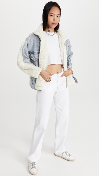 Bear Hug Denim Sherpa Jacket