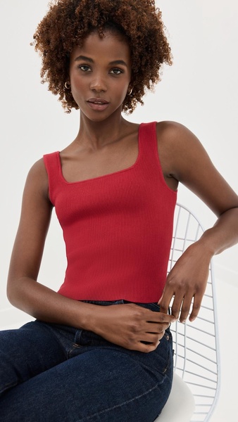 Julia Ribbed Sweater Tank