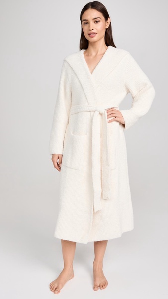 CozyChic Ribbed Hooded Robe