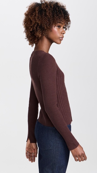 KB Ribbed Cardigan