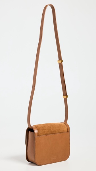 Desi Crossbody Bag with Lock Hardware