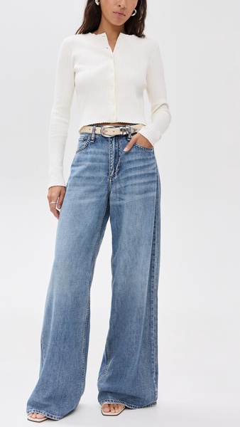 Featherweight Sofie High Rise Wide Jeans