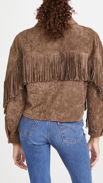 Hot Cocoa Fringe Jacket