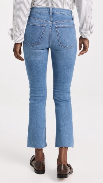 Mid Rise Kick Out Jeans