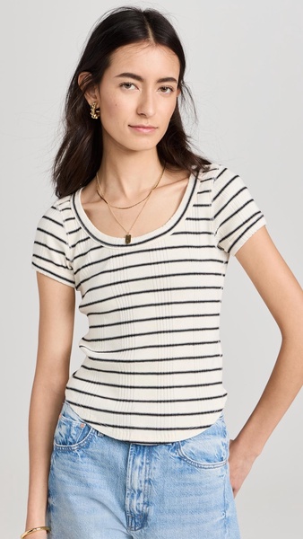 The Itty Bitty Scoop Tee