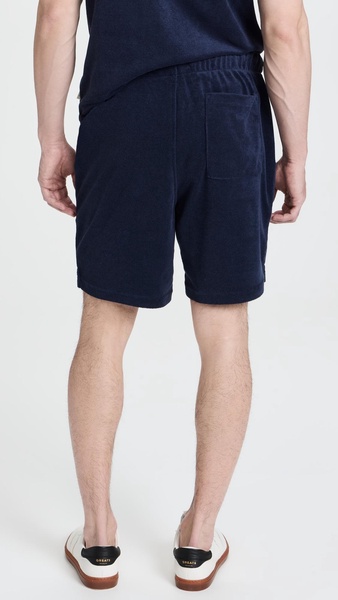 Towel Terry Pull On Shorts 7.75"