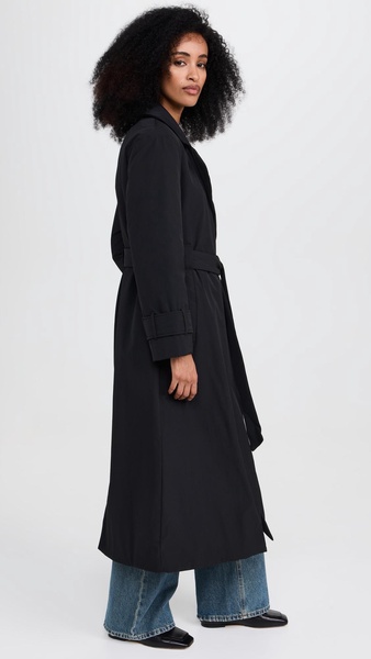 George Padded Wrap Coat