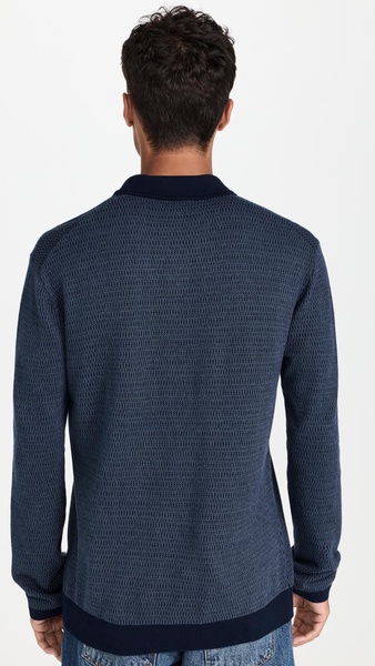 Greenwich Long Sleeve Knit Polo