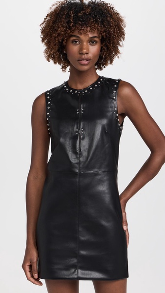 Brigette Faux Leather Dress