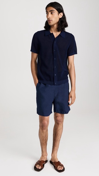 Air Linen Pull-On Shorts 6"