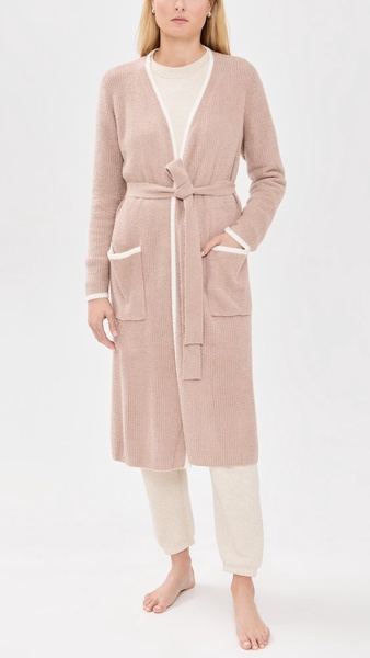 CCL Contrast Ribbed Robe