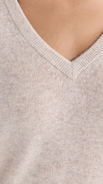 Cashmere Core V Neck Pullover