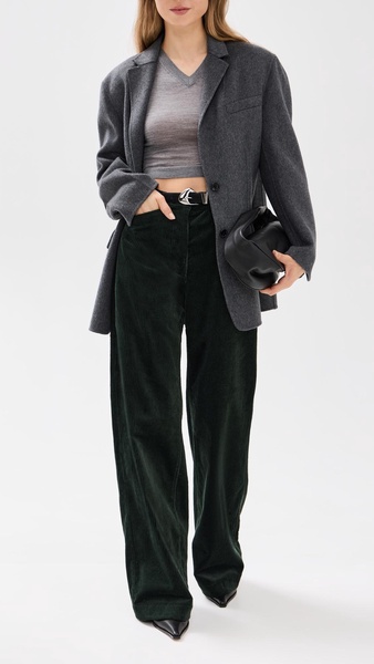 Patch Pocket Corduroy Pants