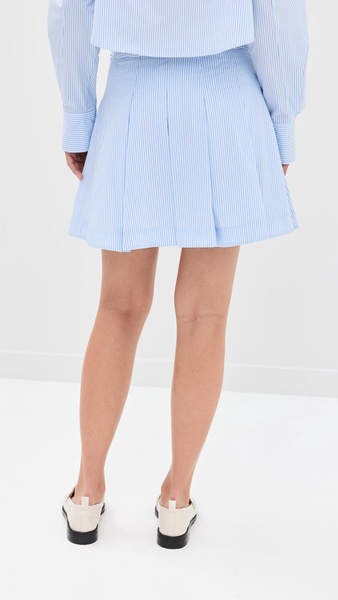 Cal Pleated Mini Skirt