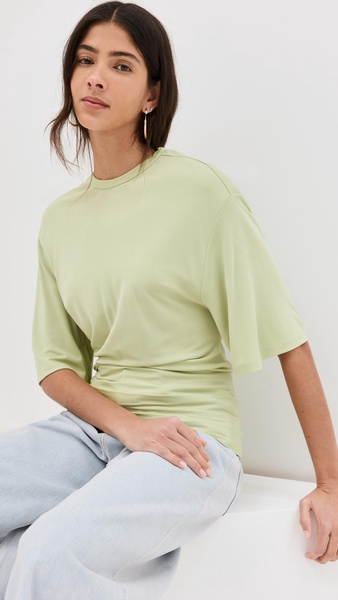 Side Cowl Waist Tee