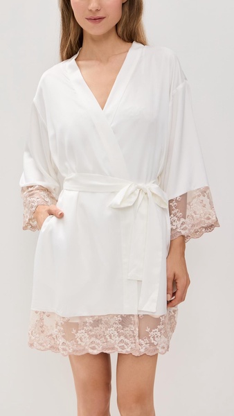 Rosa Charmeuse Kimono