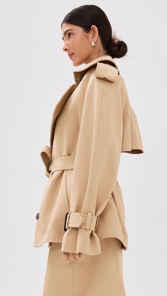 Crop Trench Coat